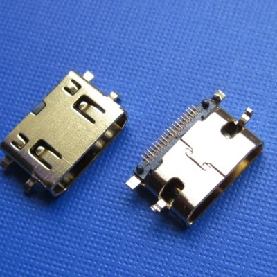 金华HDMI C TYPE SMT 母座 Sinking0.8MM型