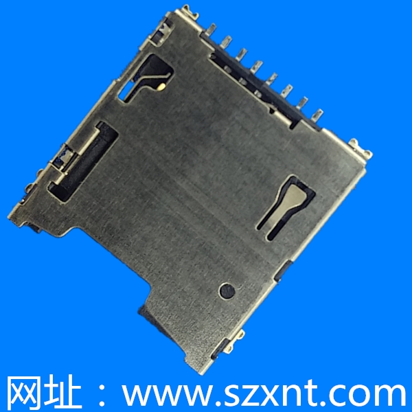 东莞TF/microSD push type 带侦测（常开）（H=1.50mm)