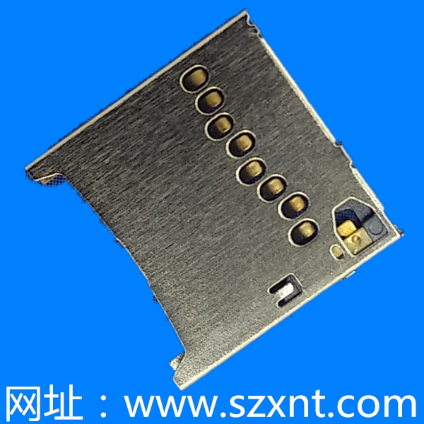 东莞TF 超薄卡座 1.32高 带CD PIN