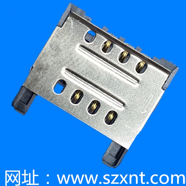 营口SIM CARD CONNECTOR 6PIN 拉拔式2.80H