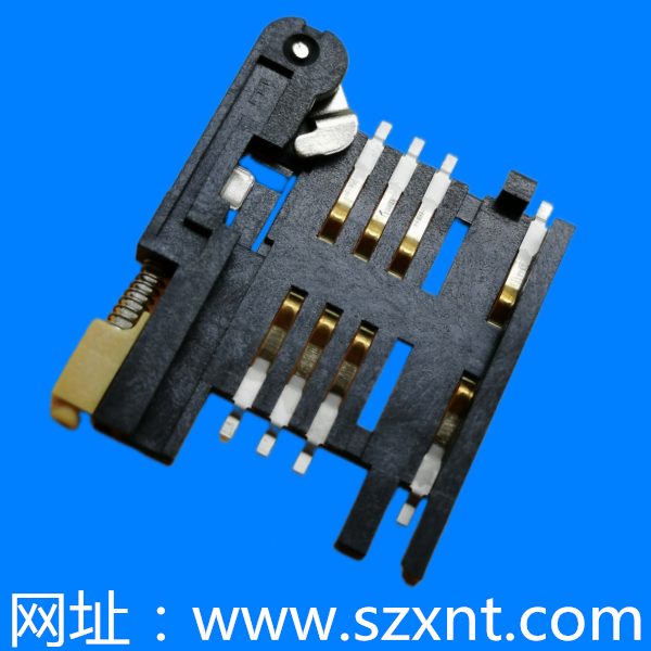 淮安推杆式Sim 卡座 8Pin 同molex 912283005