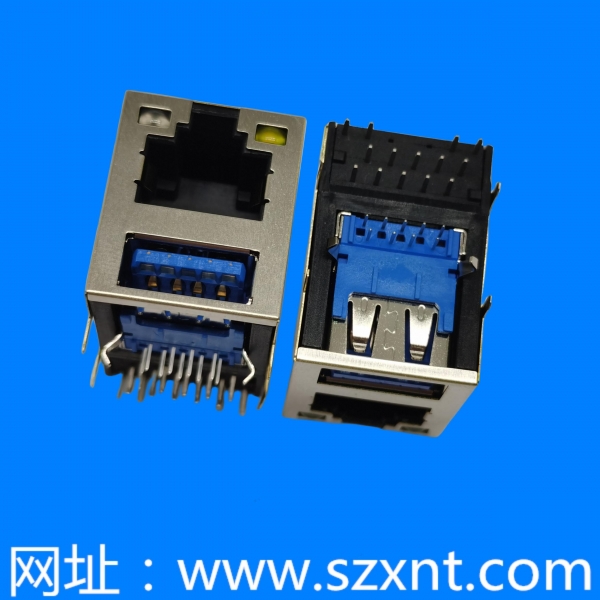 广西双层RJ45+USB3.0