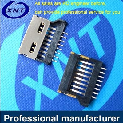 TF card holder TF/microSD push pull type