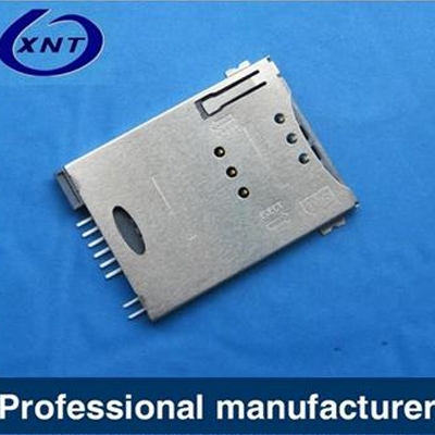 常熟SIM card push type 6+2pin with CD