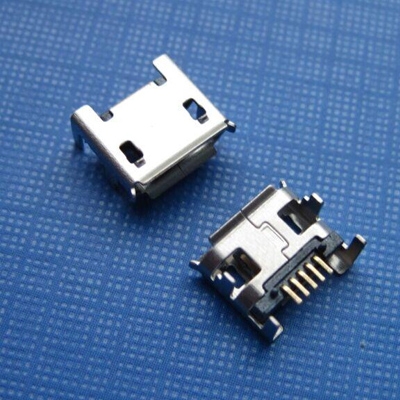 microUSB B type 5pin (Soldering: SMT, Case: DIP) Flanged