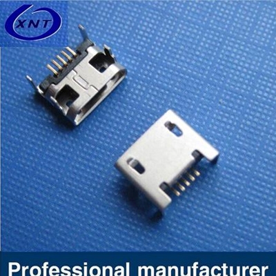 microUSB B type 5pin (Soldering feet: SMT, Case: DIP) No cuffs