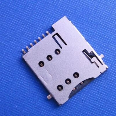 常熟microSim push type 6+1pin with CD sink